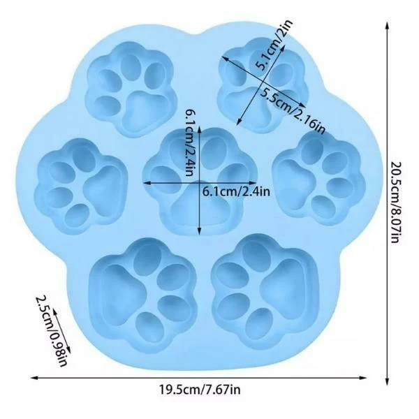 תבנית סיליקון מעוגלת כפות PAWS - Image 4